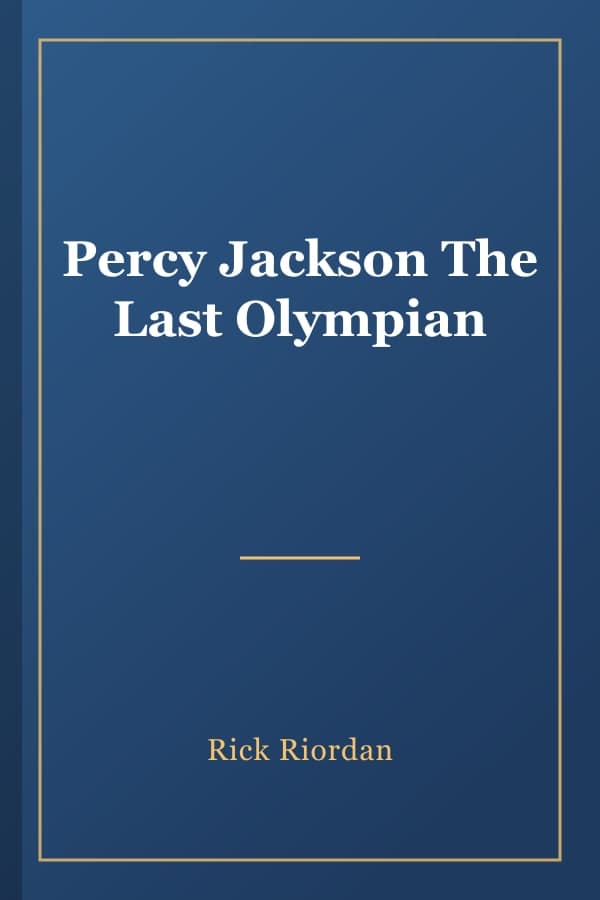 Percy Jackson The Last Olympian
