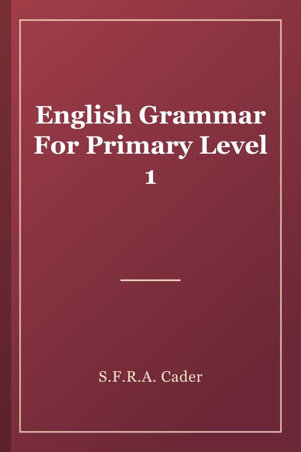English Grammar For Primary Level 1