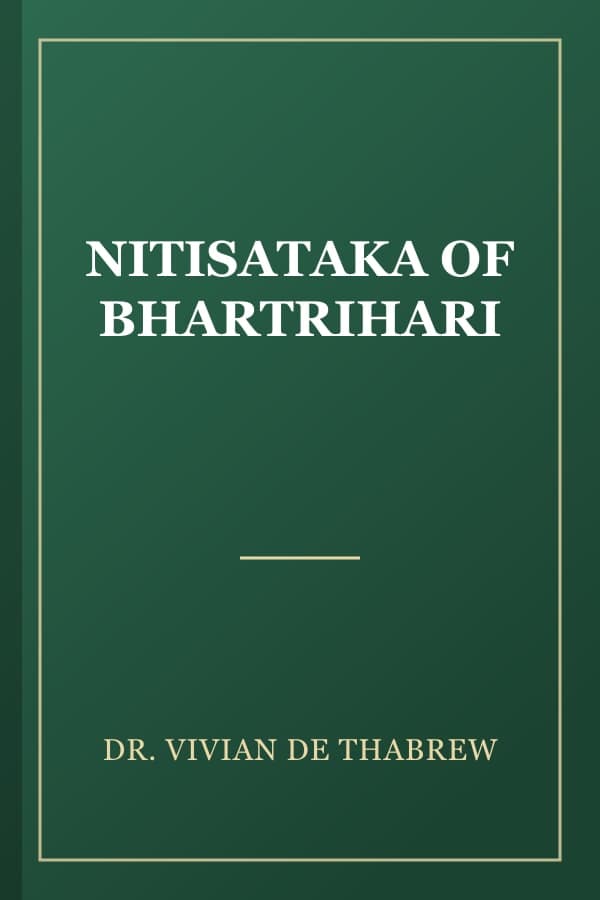 NITISATAKA OF BHARTRIHARI