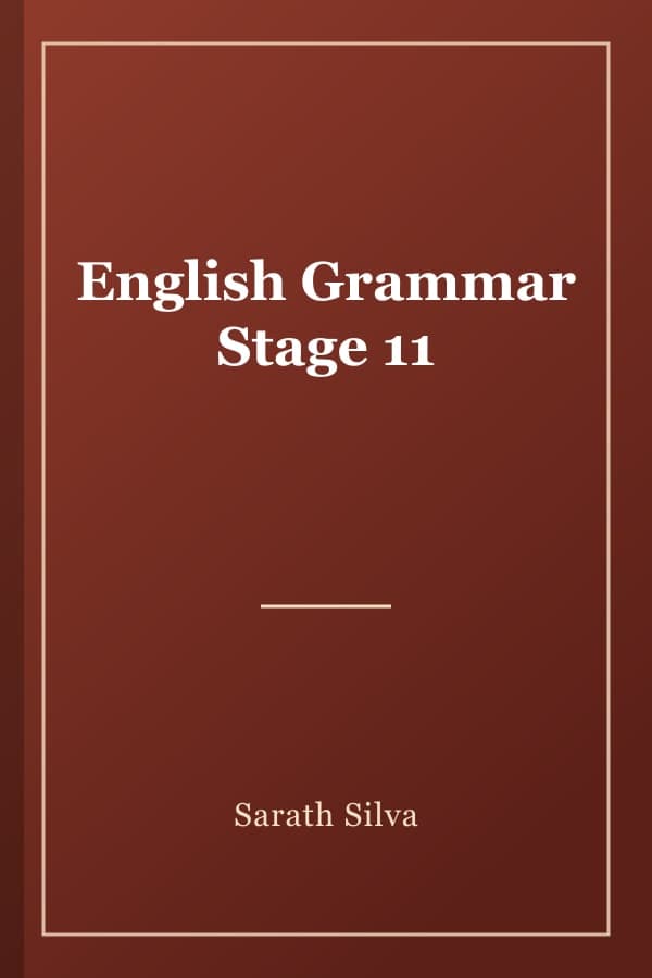 English Grammar Stage 11