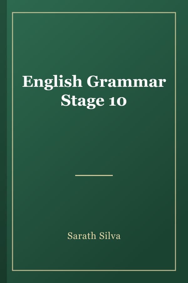 English Grammar Stage 10