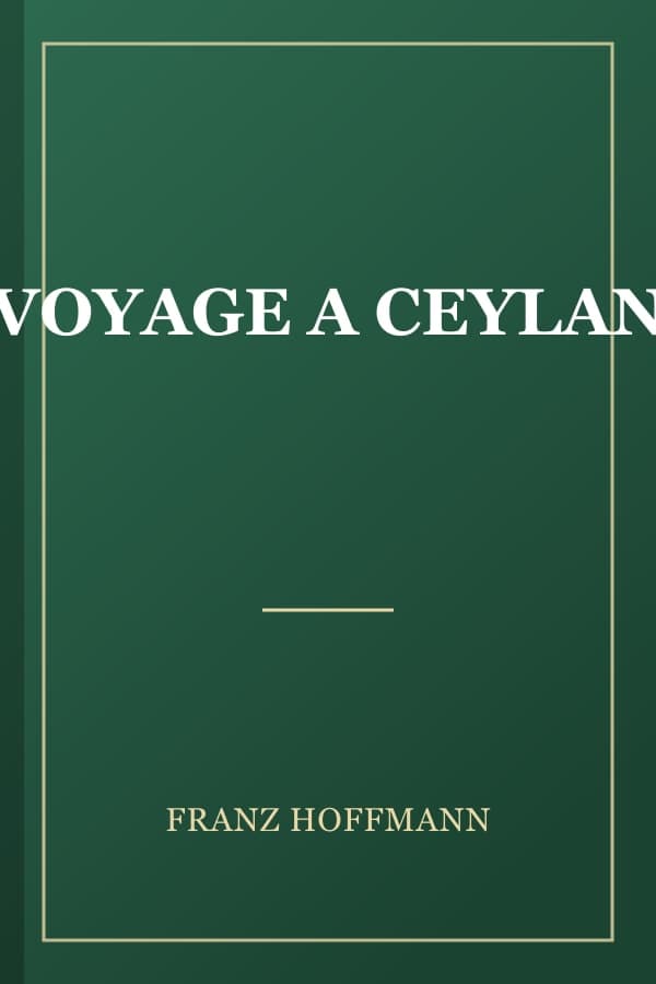 VOYAGE A CEYLAN