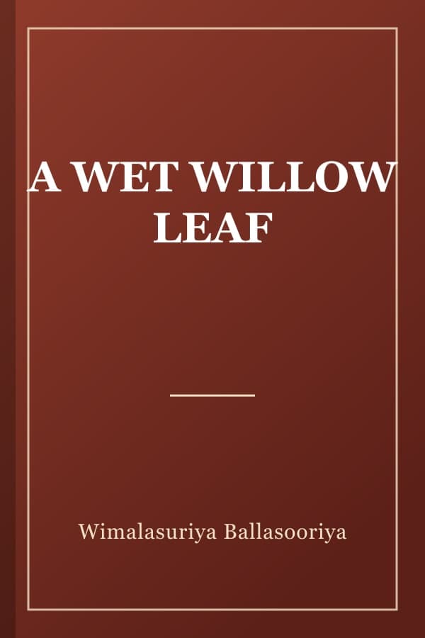 A WET WILLOW LEAF