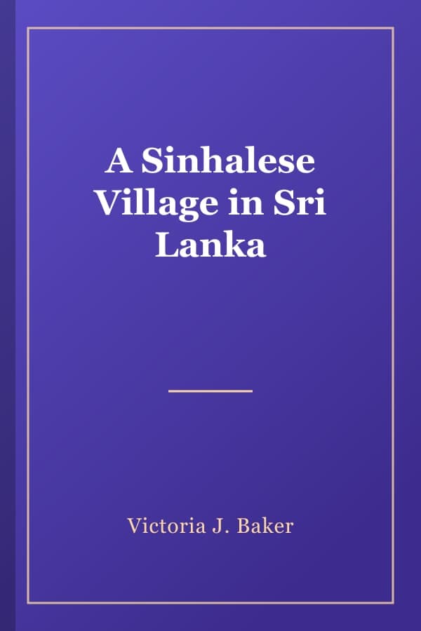 A Sinhalese Village in Sri Lanka