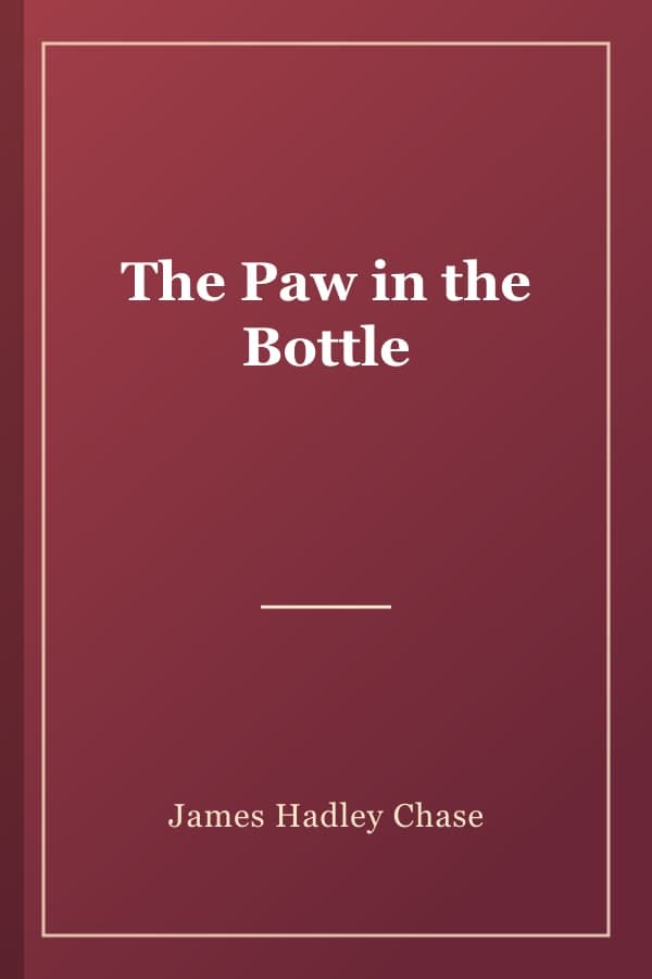 The Paw in the Bottle