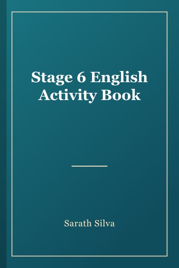 Stage 6 English Activity Book