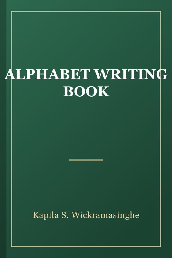 ALPHABET WRITING BOOK