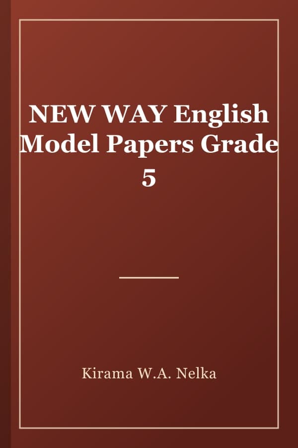 NEW WAY English Model Papers Grade 5
