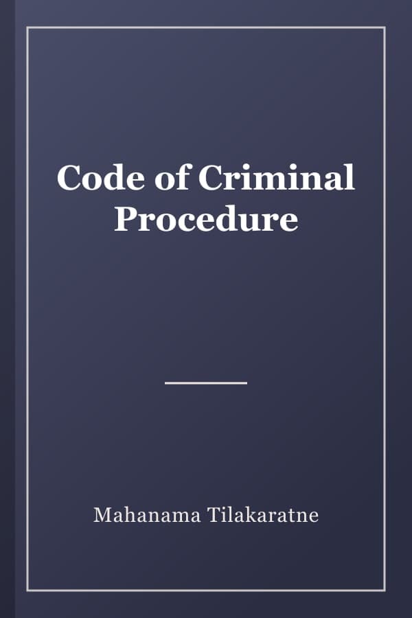 Code of Criminal Procedure