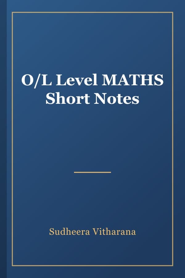 O/L Level MATHS Short Notes