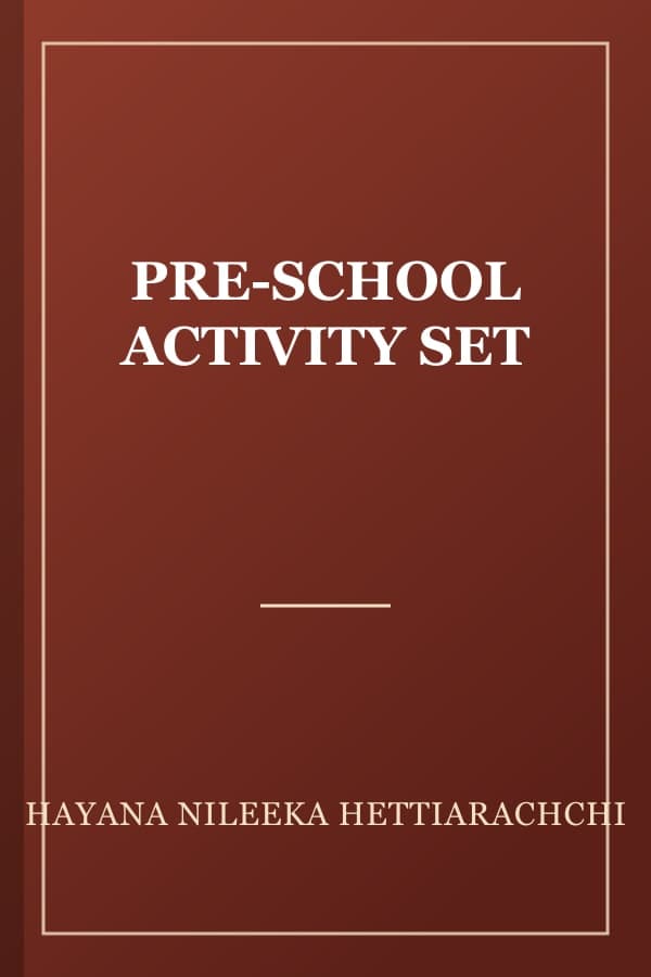 PRE-SCHOOL ACTIVITY SET