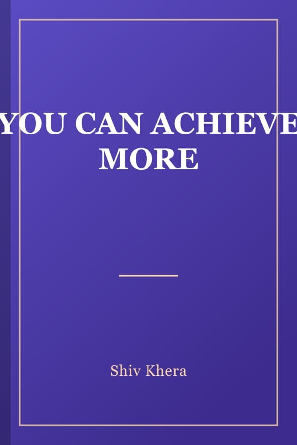 YOU CAN ACHIEVE MORE