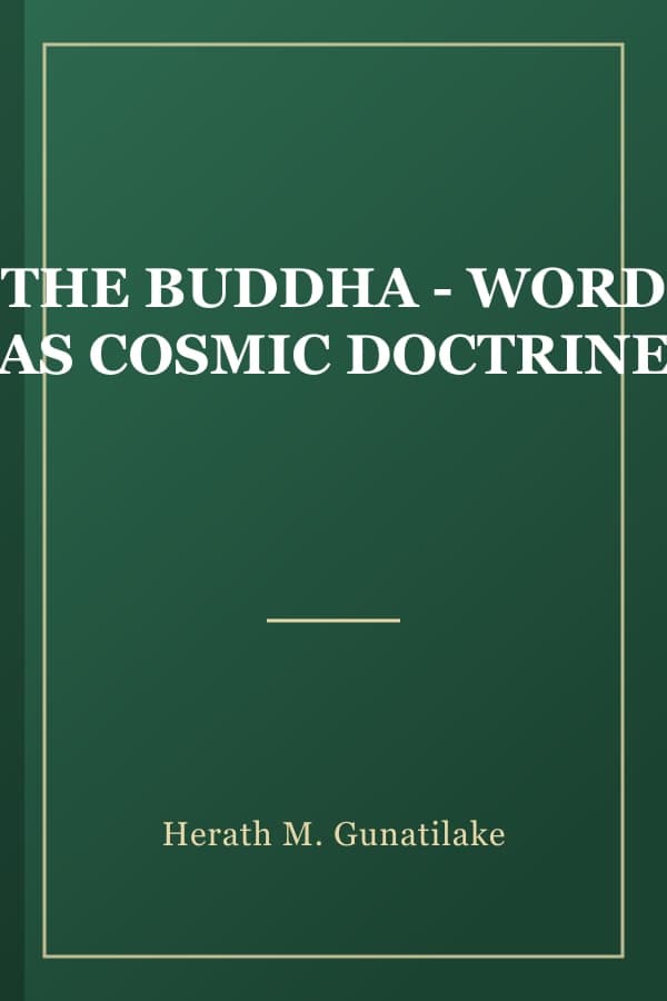 THE BUDDHA - WORD AS COSMIC DOCTRINE