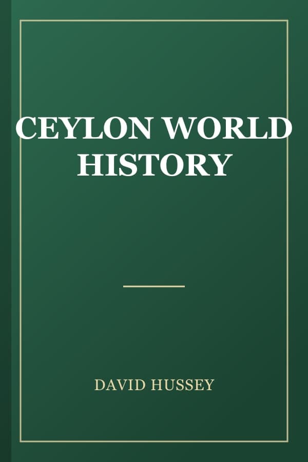 CEYLON WORLD HISTORY