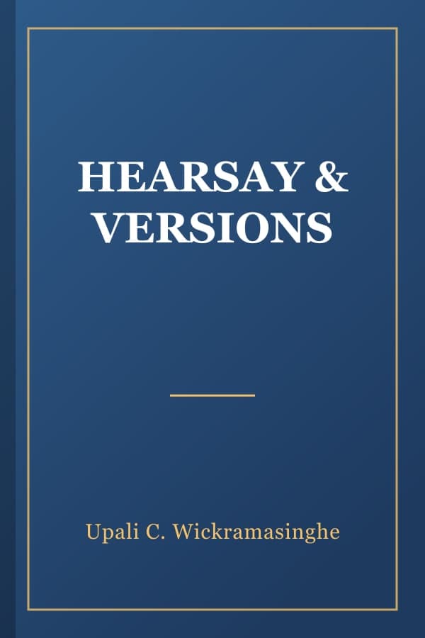 HEARSAY & VERSIONS