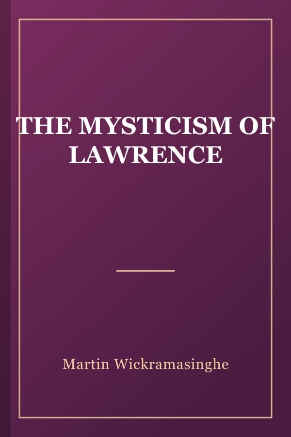 THE MYSTICISM OF LAWRENCE