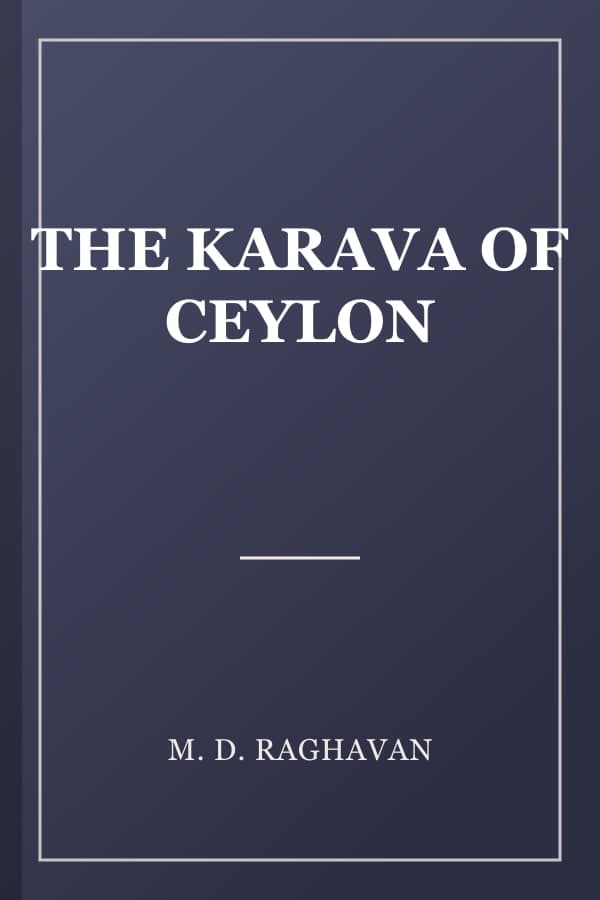 THE KARAVA OF CEYLON