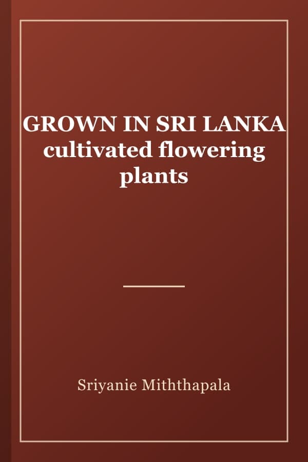 GROWN IN SRI LANKA cultivated flowering plants