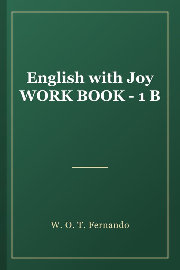 English with Joy WORK BOOK - 1 B