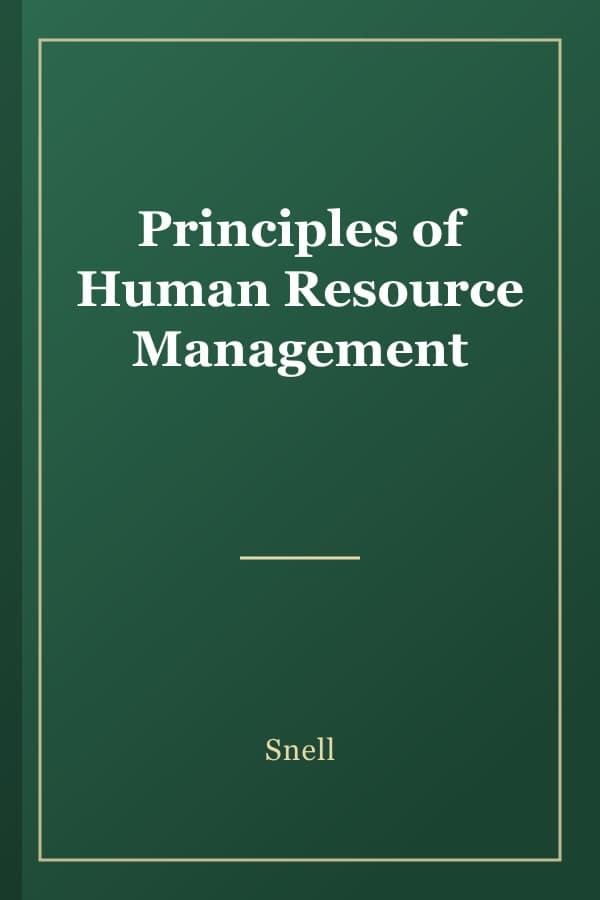 Principles of Human Resource Management