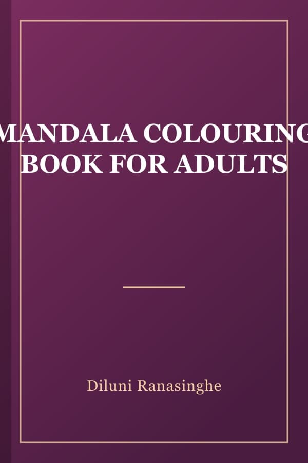 MANDALA COLOURING BOOK FOR ADULTS