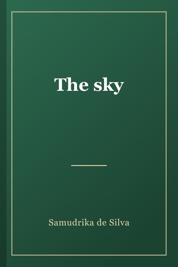 The sky