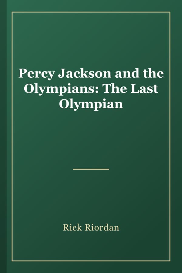 Percy Jackson and the Olympians: The Last Olympian