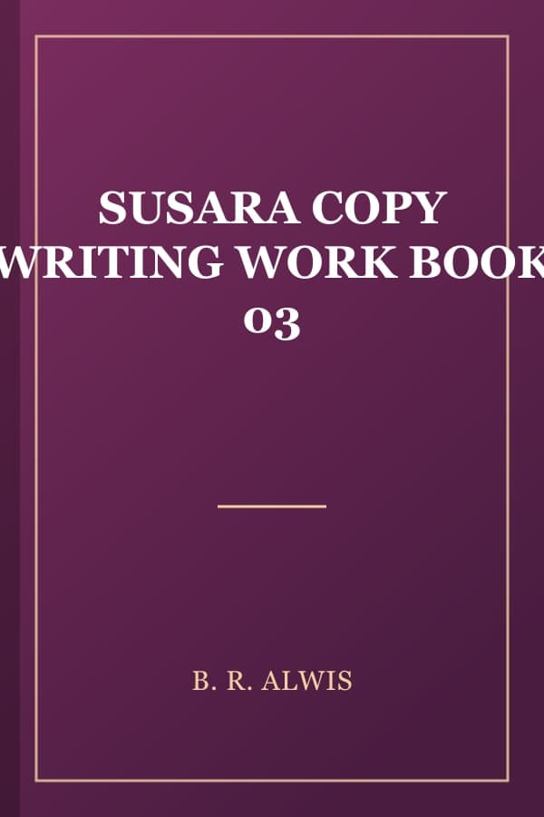 SUSARA COPY WRITING WORK BOOK 03