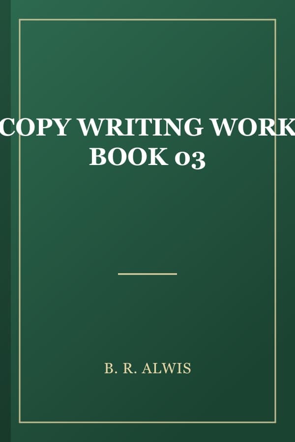 COPY WRITING WORK BOOK 03