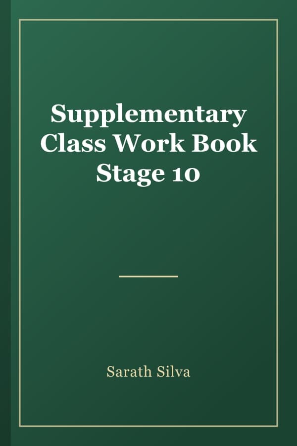 Supplementary Class Work Book Stage 10