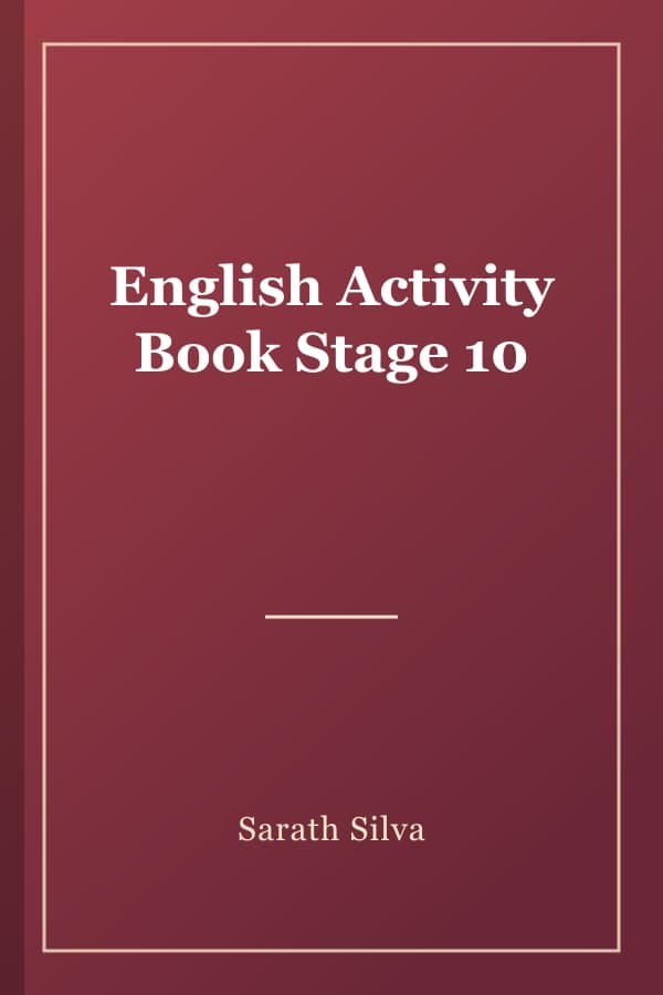 English Activity Book Stage 10