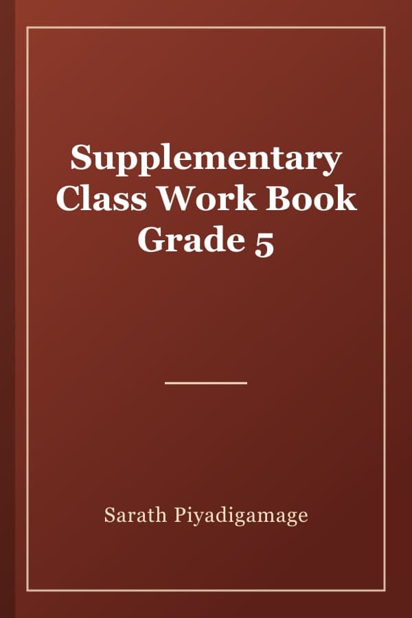 Supplementary Class Work Book Grade 5