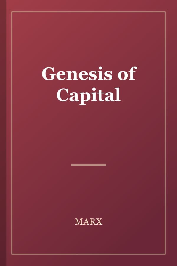 Genesis of Capital