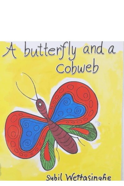 A BUTTERFLY AND A COBWEB