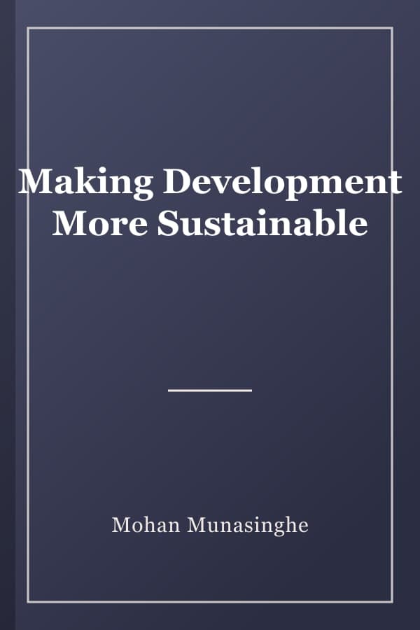 Making Development More Sustainable