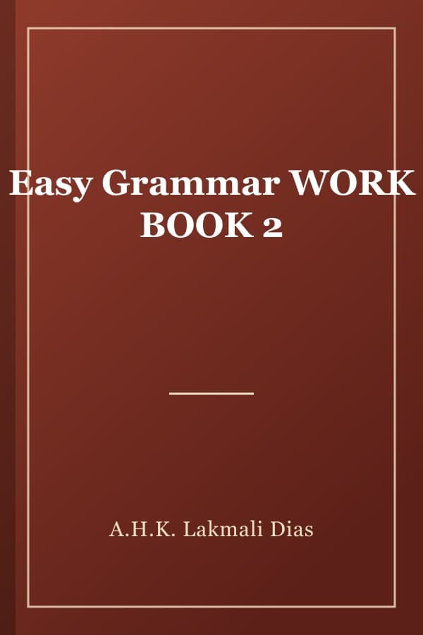 Easy Grammar WORK BOOK 2
