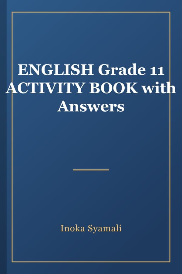 ENGLISH Grade 11 ACTIVITY BOOK with Answers