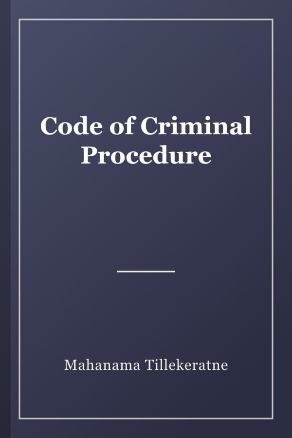 Code of Criminal Procedure