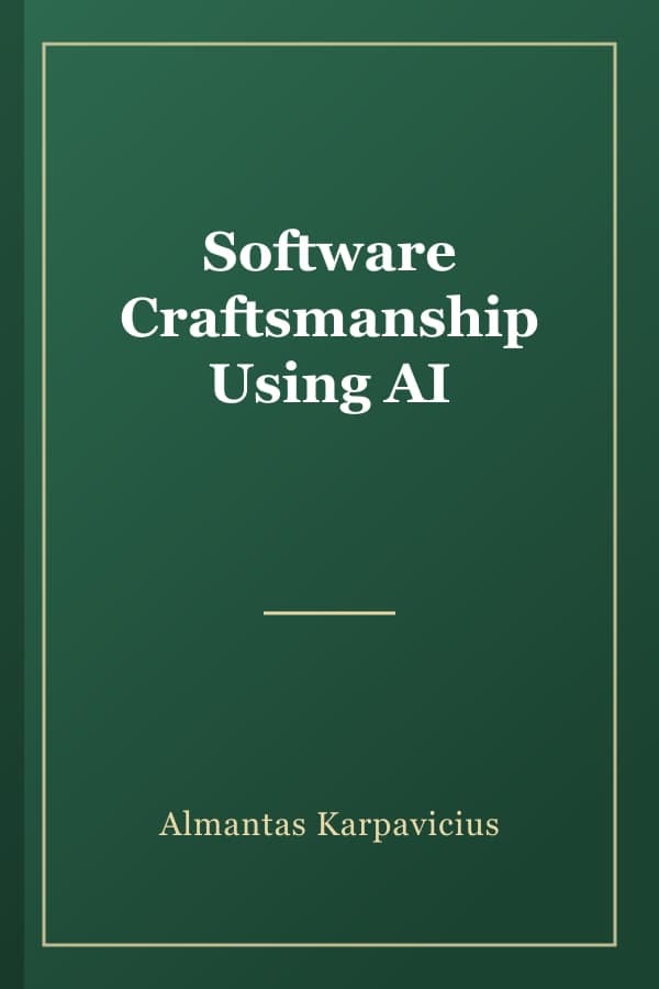 Software Craftsmanship Using AI