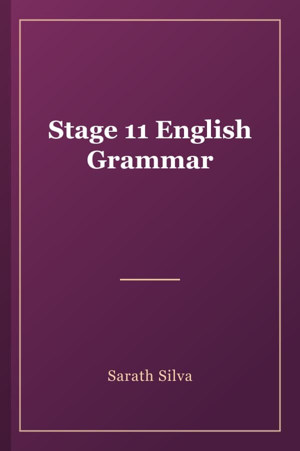 Stage 11 English Grammar