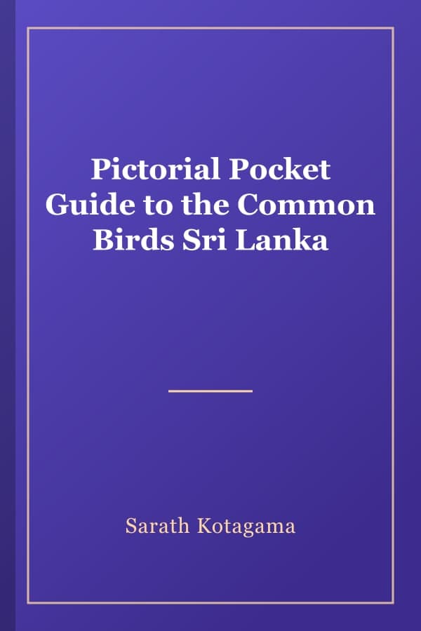 Pictorial Pocket Guide to the Common Birds Sri Lanka
