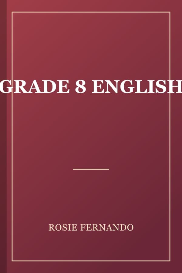 GRADE 8 ENGLISH