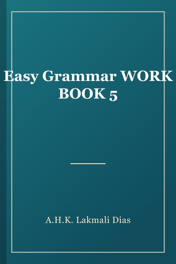 Easy Grammar WORK BOOK 5