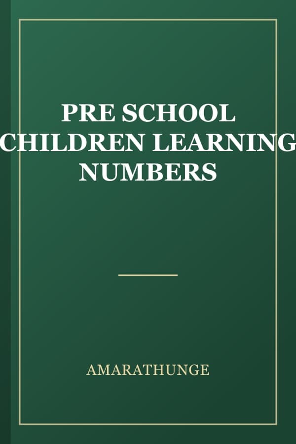 PRE SCHOOL CHILDREN LEARNING NUMBERS