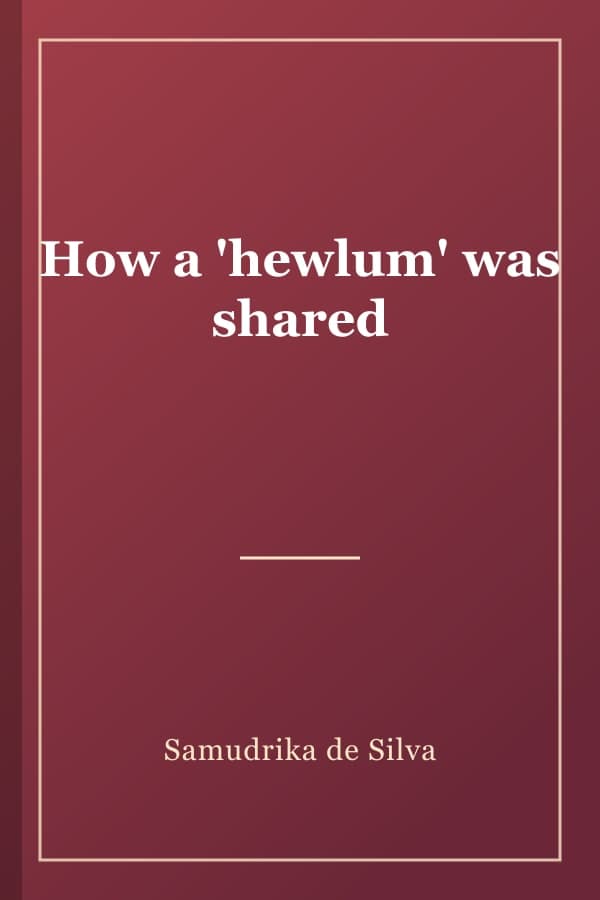 How a 'hewlum' was shared