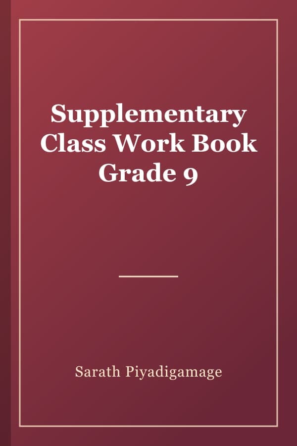 Supplementary Class Work Book Grade 9