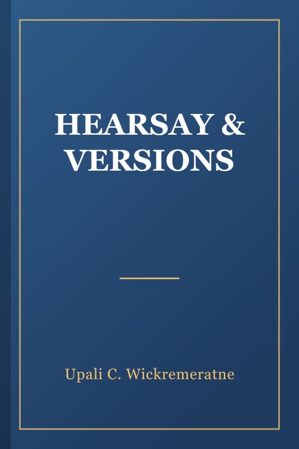 HEARSAY & VERSIONS