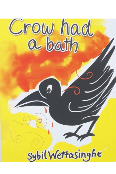 CROW HAD A BATH