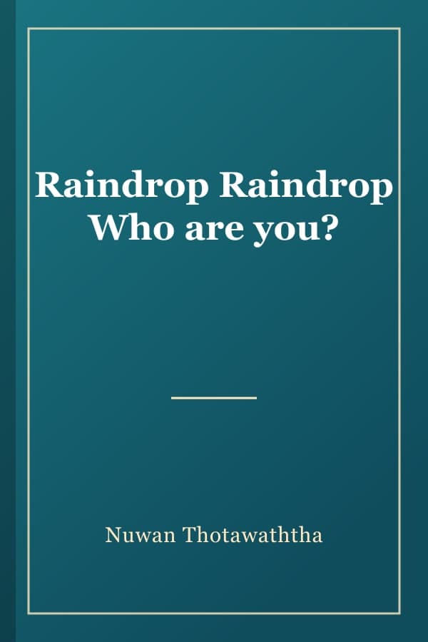 Raindrop Raindrop Who are you?