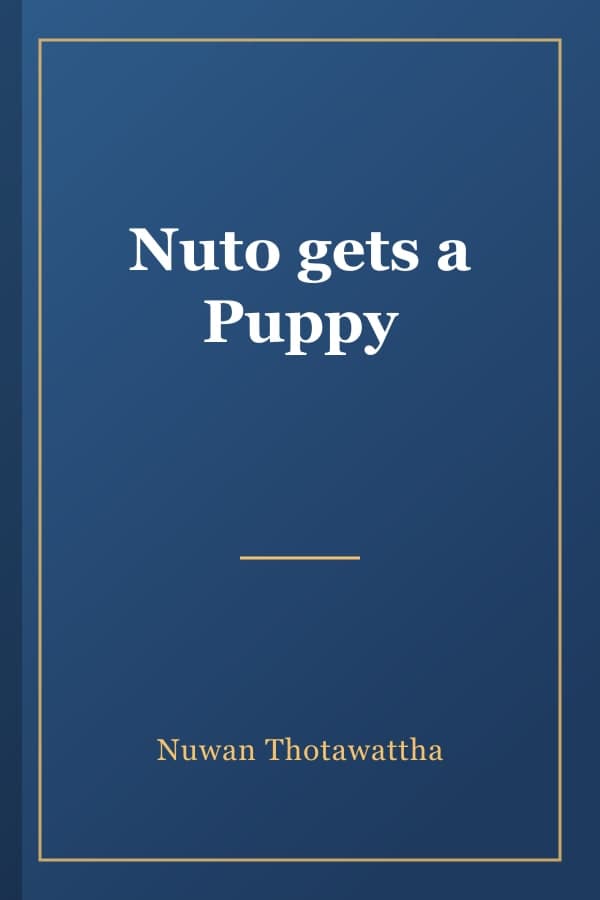 Nuto gets a Puppy